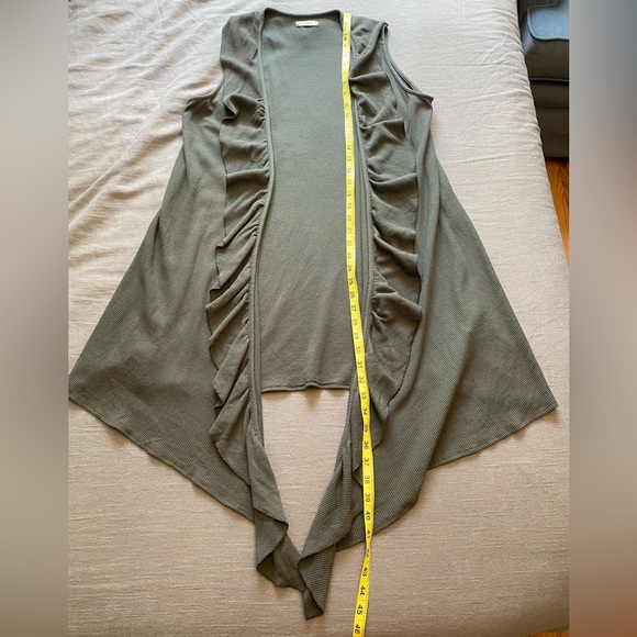 Allen Allen sleeveless cardigan size medium - Picture 7 of 11